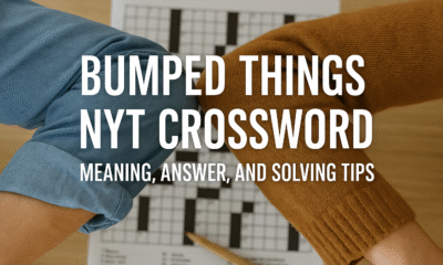 Bumped Things NYT Crossword