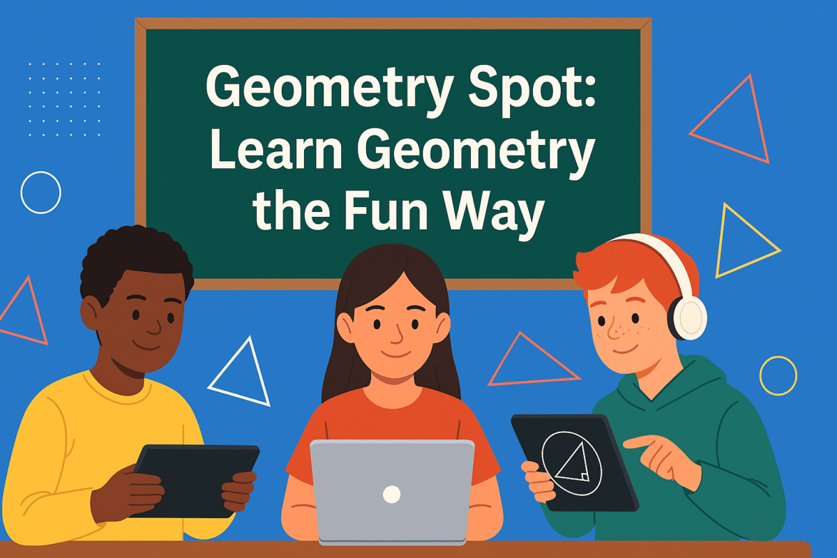 Geometry Spot – Students learning geometry through fun and interactive online games and activities