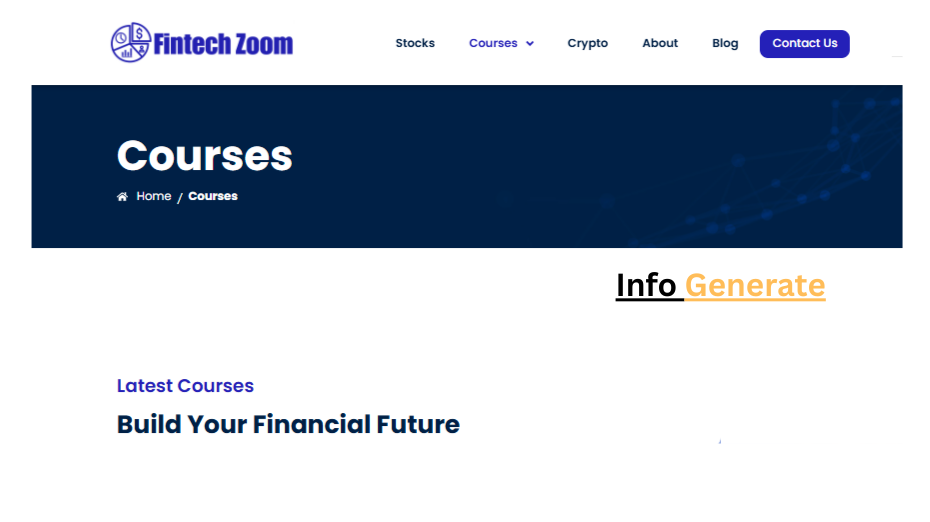 FintechZoom.io courses