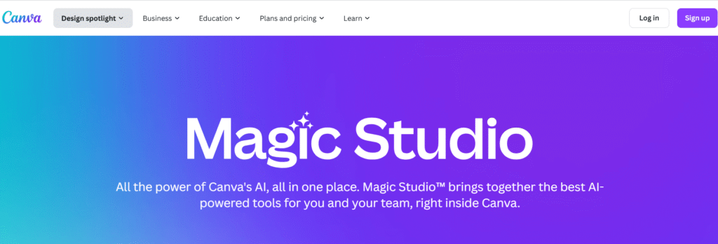 Canva Magic Studio