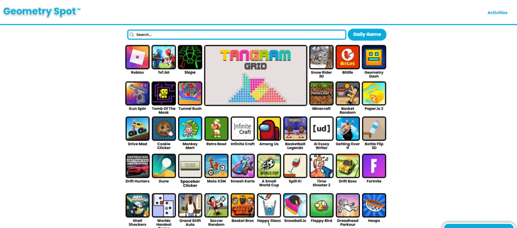 Geometry Spot Games