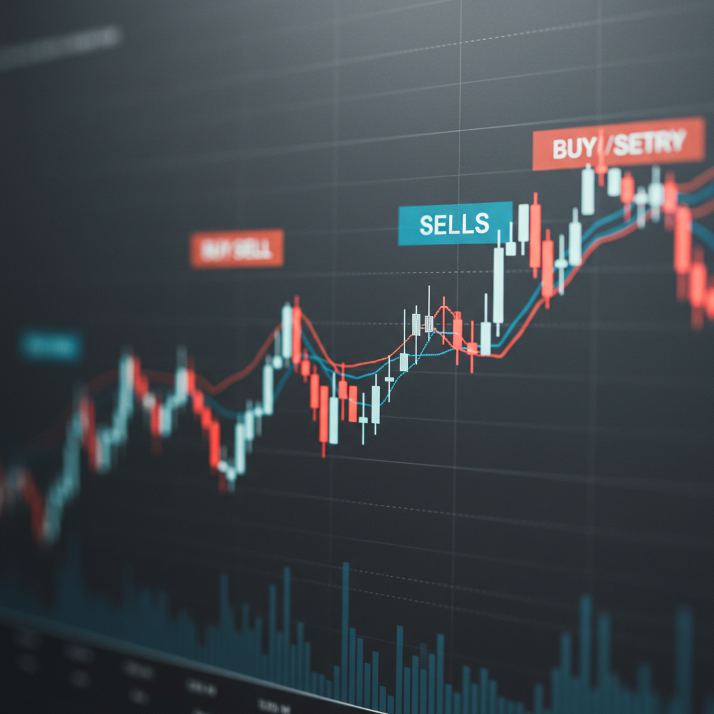 Simple stock market chart for new investors"