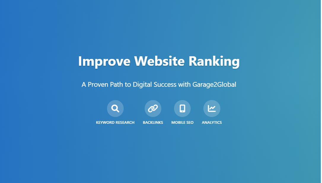 Improve Website Ranking with Garage2Global