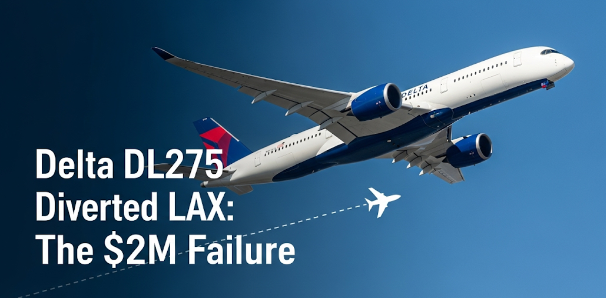 Delta Flight DL275 Diverted LAX: Real Cause, Costs, and How Tech Could Have Changed the Outcome