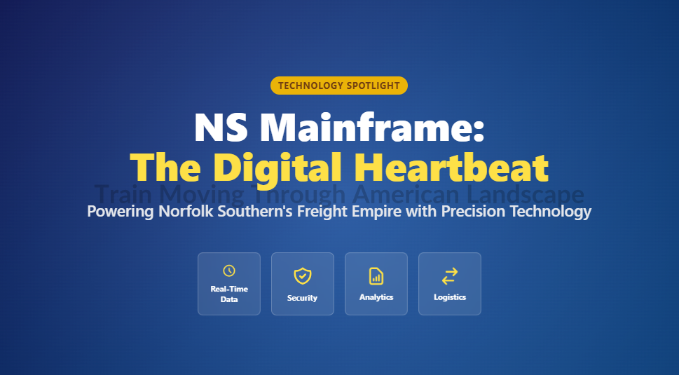 NS Mainframe: The Digital Heartbeat of Norfolk Southern’s Freight Empire